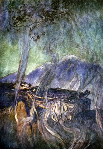 Die Walküre von Arthur Rackham